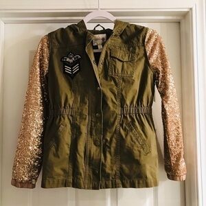 Annie for Target sequin  military jacket